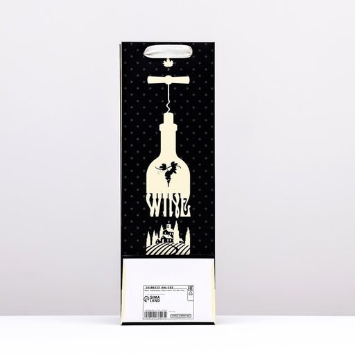 Пакет под бутылку Life in wine, 12 x 36 x 9 см - Simaland фото 2