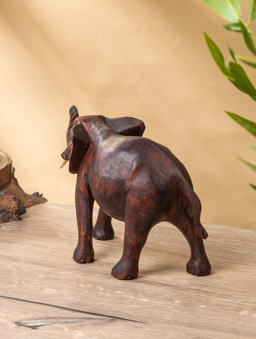 Сувенир «Слон», 24×11×16 см, дерево суар, тёмно-коричневый