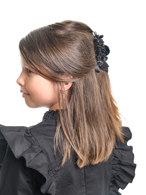 Заколка-краб PN0357 черный - Mini maxi фото 5