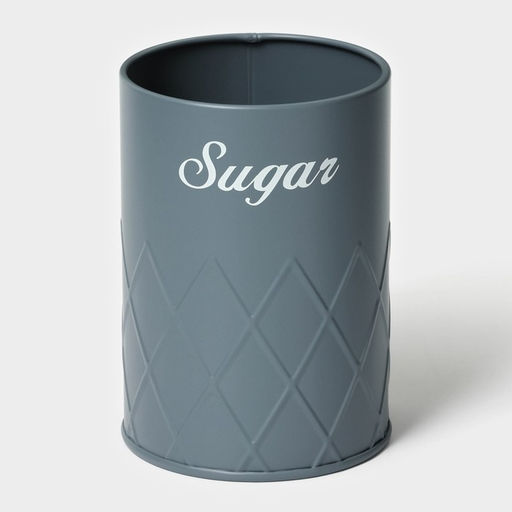 Банка для сахара Magistro Sugar Graphite, 9.513.5 см, с бамбуковой крышкой, серая фото 6