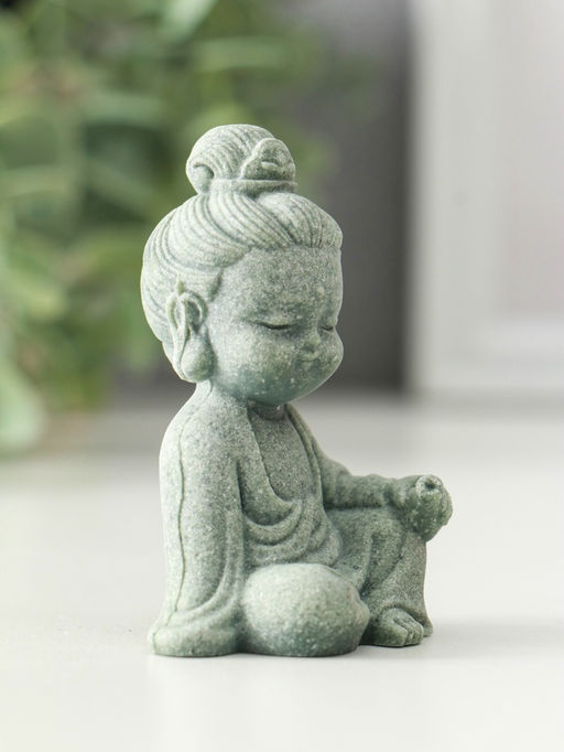 Фигурка песчаник «Маленькая Гуань Инь», 3.5×4.5×7 см