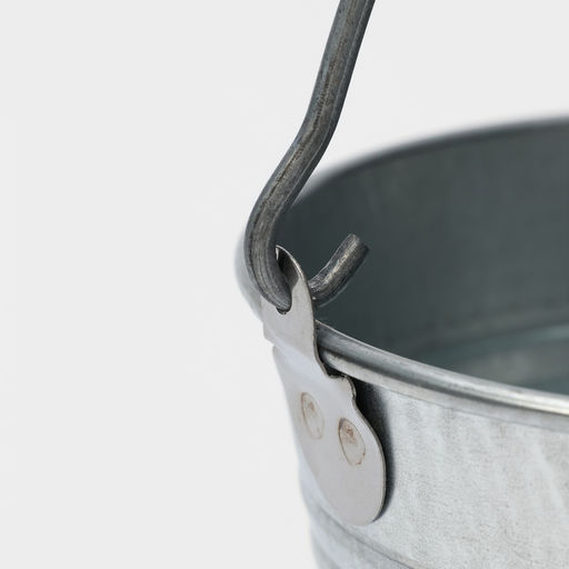 Ведро хозяйственное оцинкованное с ручкой, 500 мл, малое, ГОСТ