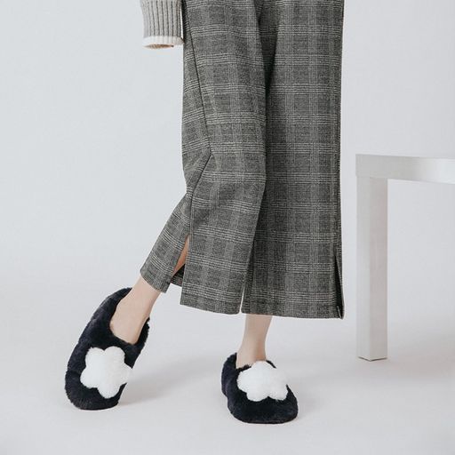 Halluci / Тапочки Махровые звёздочки с задником H3001  фото 5