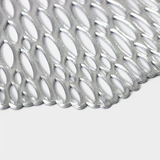 Набор салфеток сервировочных на стол Доляна Мэри, d=36 см, 4 шт, цвет серебряный  фото 13