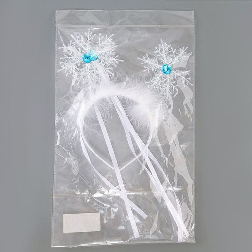 Карнавальный набор «Снежинка», ободок, жезл