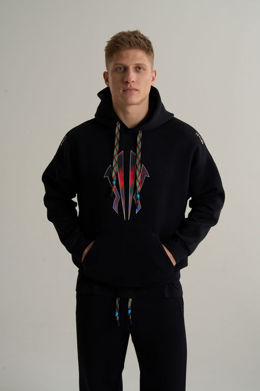 Худи Черный KAI Sweat Hoodie - Anta фото 4