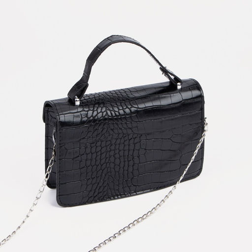 Сумка-мессенджер на застёжке, цвет чёрный - Simaland фото 2