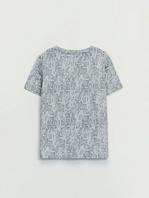 Футболка из хлопка с принтом / Zarina  фото 9