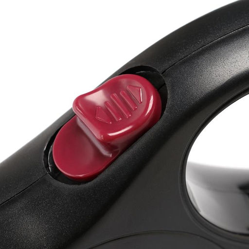 Рулетка с принтом Милашка, 5 м, вес животного до 15 кг, чёрная - Пижон фото 4