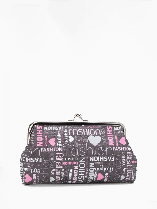 Косметичка на фермуаре, серая