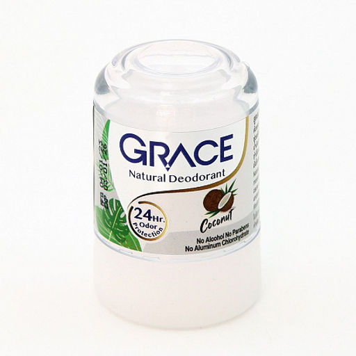 Grace Natural Deodorant Coconut, 50g - Дезодорант минеральный кристаллический Кокос