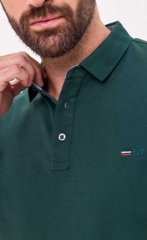 Поло д/р F421-07-7021 green - Fine joyce фото 5