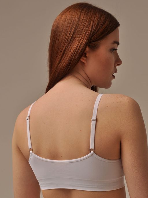 Топ на тонких регулируемых бретелях с чашечками - My фото 13