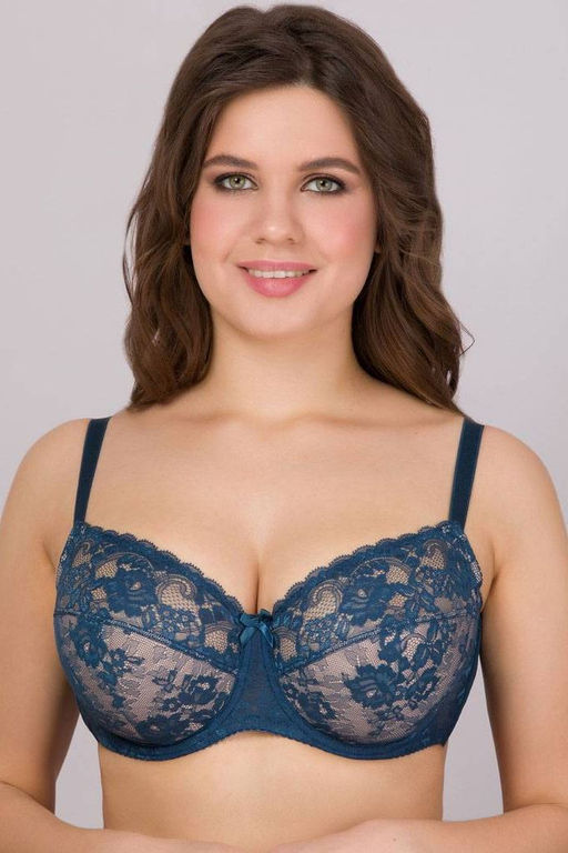 Бюстгальтер Milavitsa 116180/C26 синий топаз/ нюд