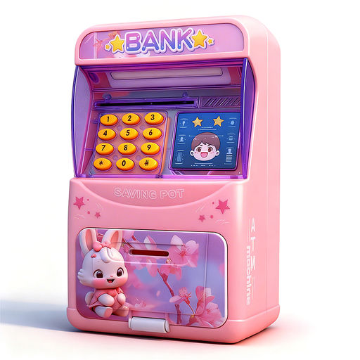 Копилка "Учимся копить" (свет, звук) в коробке