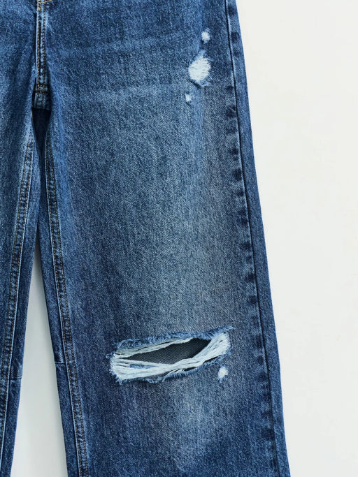 Джинсы wide leg с высокой посадкой / Zarina  фото 8