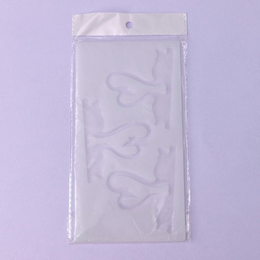 Цена за 3 шт. Форма для шоколада Пара лебедей, силикон, 3 ячейки, 20?10.5?0.3 см, прозрачная - Simaland фото 4