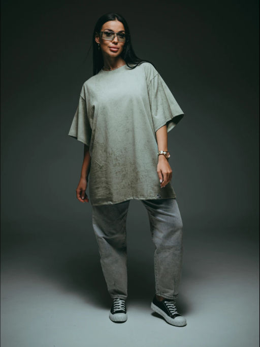 Ирбис футболка женская (хаки варенка)