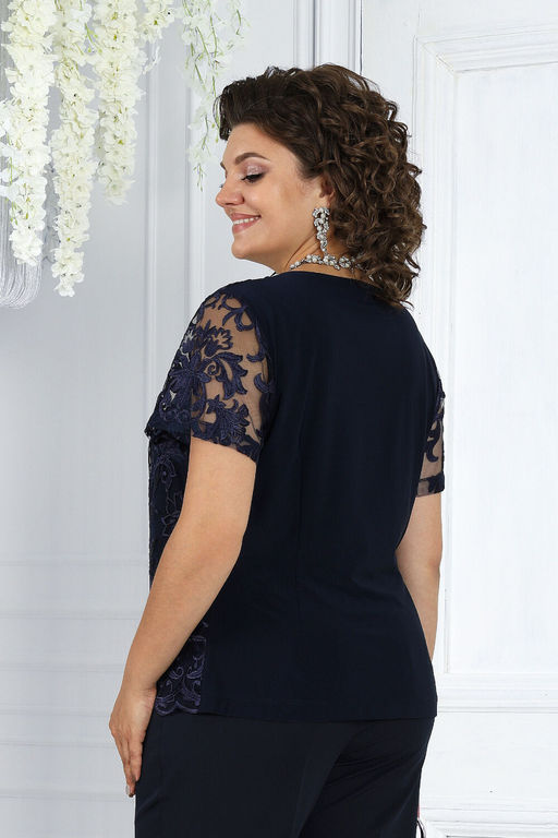 Платье Ninele 7431-Р темно-синий - Mira fashion фото 2096