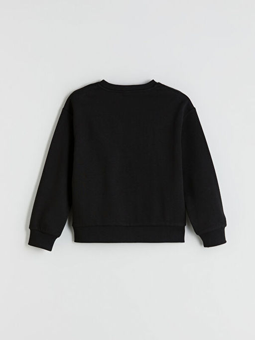 Bisiklet Yaka K?z ?ocuk Sweatshirt