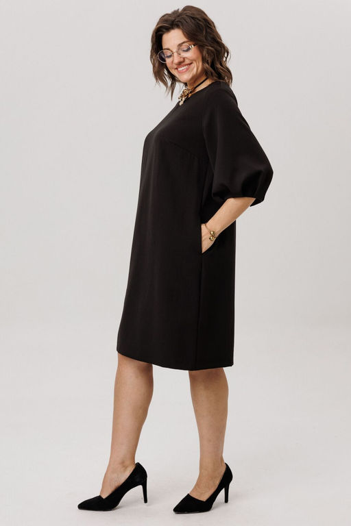 Платье ANELLI 1792 лепесток черной мальвы  фото 4