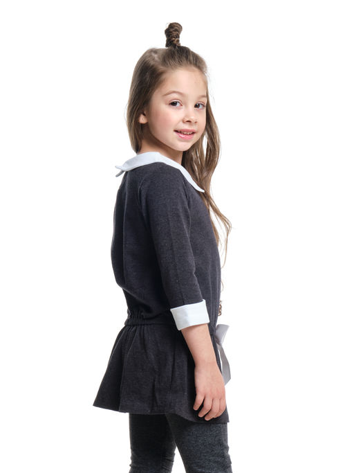 Футболка для девочки UD 1228 черный - Mini maxi фото 4
