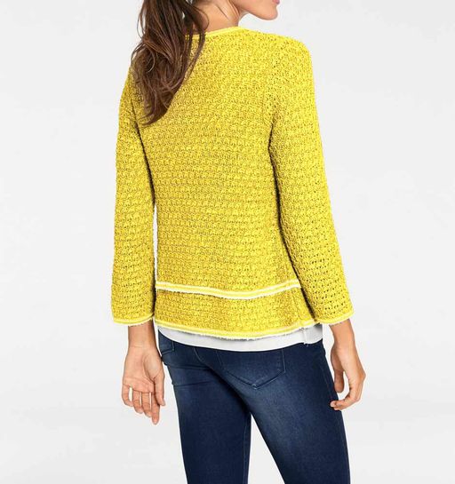 Кардиган, желтый - Patrizia dini фото 4