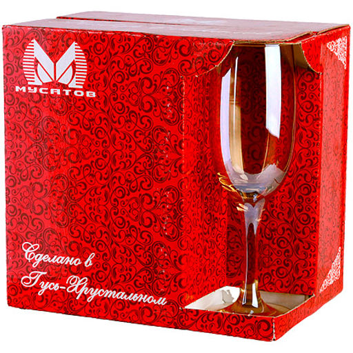 ME419-05 Набор 6 бокалов д/шампанского Золотистый мёд 190 мл(х4) - Mayer&boch фото 2