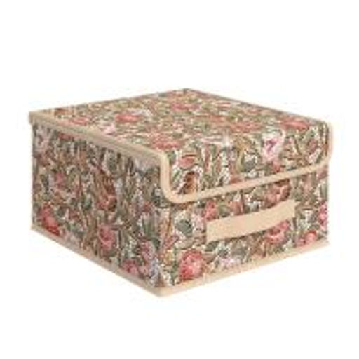 VAL OF-BOX-LS Короб стеллажный с крышкой, малый, 28*30*16 см, OPUS ROMANO FLORA, шт
