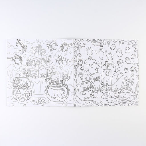 Раскраска-антистресс «Ведьмочка», 20 стр.