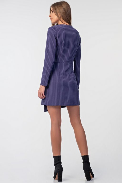Офисное платье в полоску - Fly фото 8