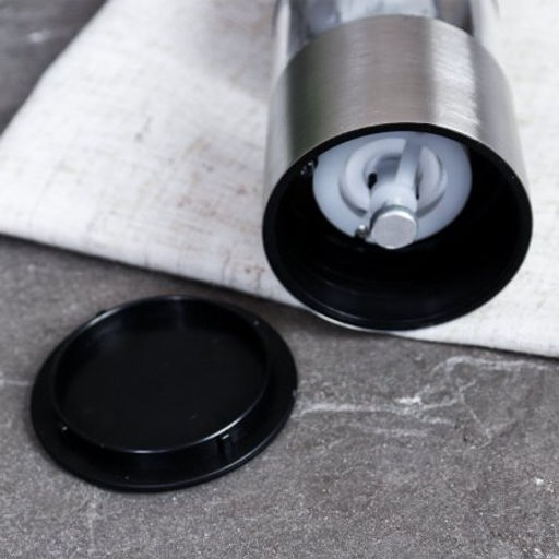 Мельница для специй и соли 22 см / ER-45 /уп 50/ электрическая хром с подсветкой - Галеонтрейд фото 4