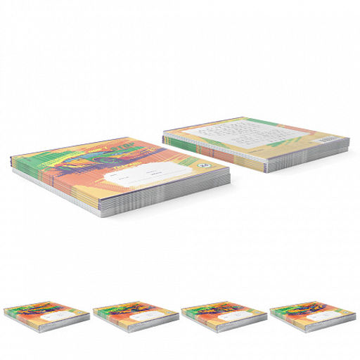 Цена за 10 шт. Тетрадь школьная ученическая ErichKrause Graphic Car, 24 листа, линейка (в плёнке по 10 шт.)_MIX-PACK фото 9