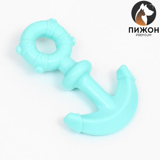 Игрушка для собак Пижон Premium Якорь, 10 х 1,3 см, мятная