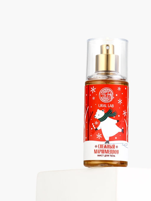 Мист для тела Мишка, 88 мл, аромат снежного маршмеллоу, URAL LAB  фото 4