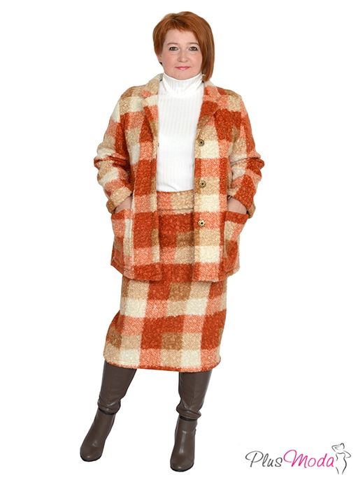 Юбка Модель №1061 размеры 44-84 - Plusmoda фото 3