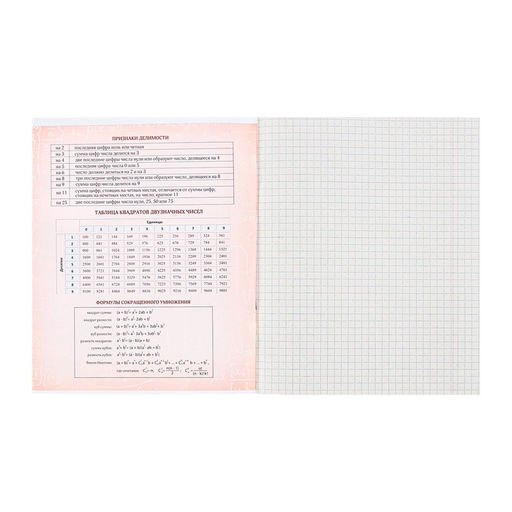 Набор предметных тетрадей Calligrata. MonoTone, 10 предметов, 36 листов, со справочным материалом, серые листы, обложка из мелованной бумаги