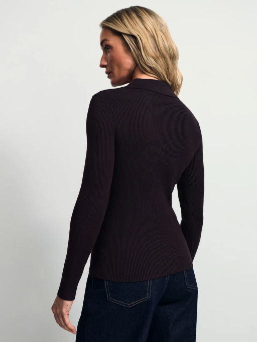 Джемпер из вискозы с отложным воротником / Zarina фото 6