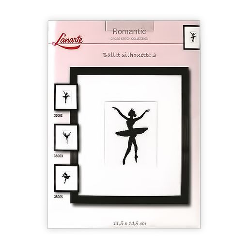 Набор для вышивания LANARTE PN-0008133 Балерина 14.5 x 11.5 см