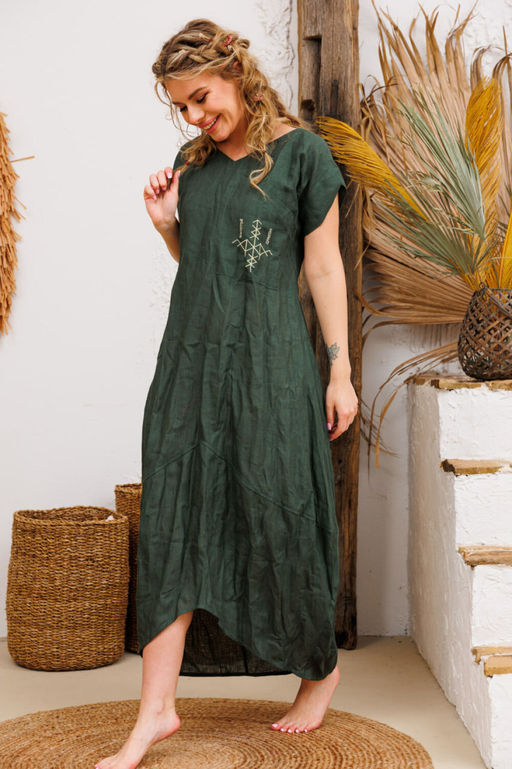 Платье AMORI 9733 изумруд  фото 6