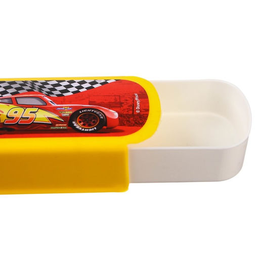 Пенал-футляр пластиковый, 43х200х23 мм, выдвижной, Тачки - Disney фото 5