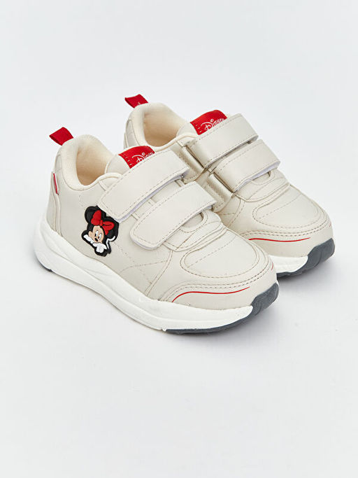 Minnie Mouse Bask?l? C?rt C?rtl? K?z Bebek Spor Ayakkab?