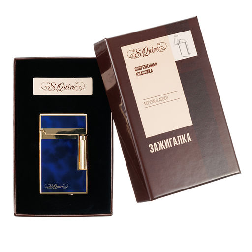 Зажигалка S.QUIRE FL066-Blue  фото 6