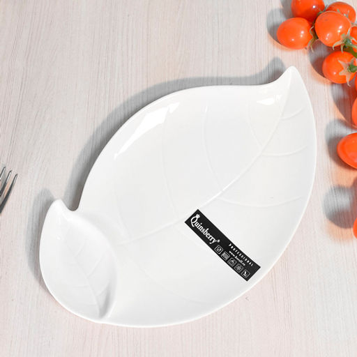 Блюдо сервировочное 27.5х17см с соусницей 9090