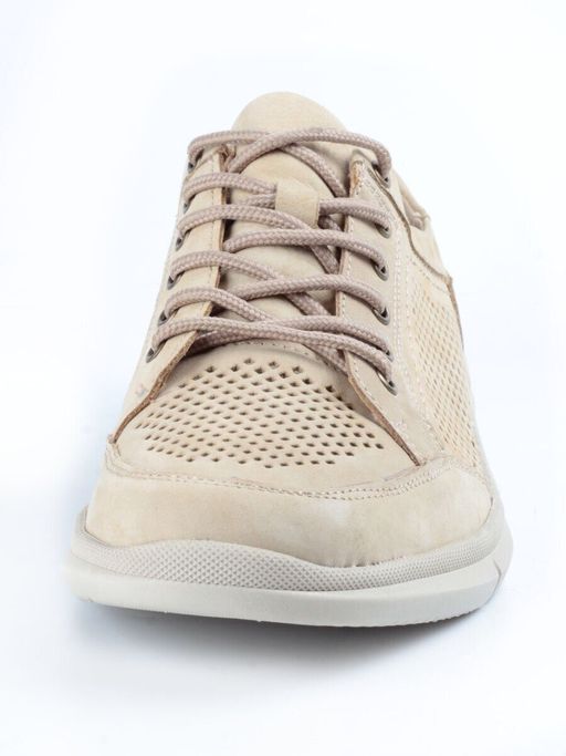 Б698A-3 BEIGE Полуботинки мужские (натуральная кожа,нубук) - Фабричный китай фото 8