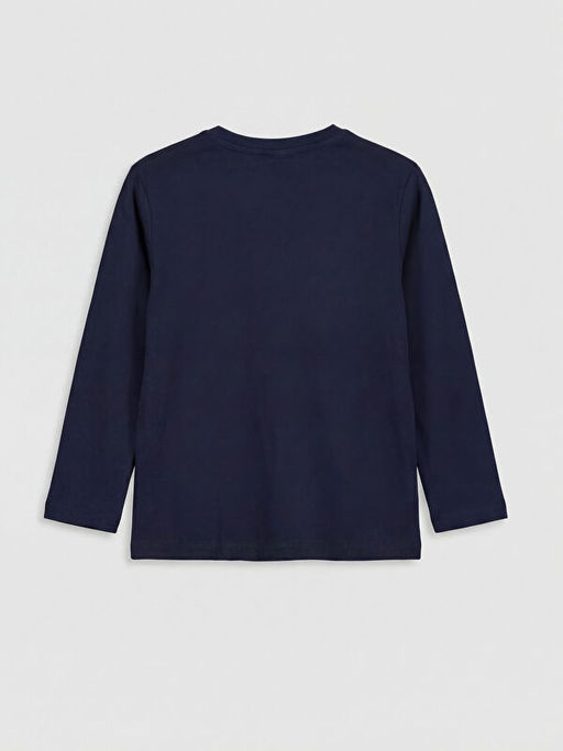 Bisiklet Yaka Bask?l? Erkek ?ocuk Pijama Tak?m