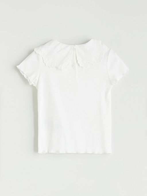 Bebe Yaka Nak??l? K?z ?ocuk Bluz