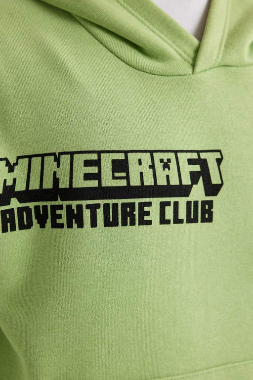 Толстая толстовка с капюшоном Minecraft для мальчика - Defacto фото 5