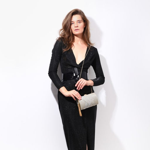 Сумка-клатч на фермуаре, цвет золотой - Simaland фото 6