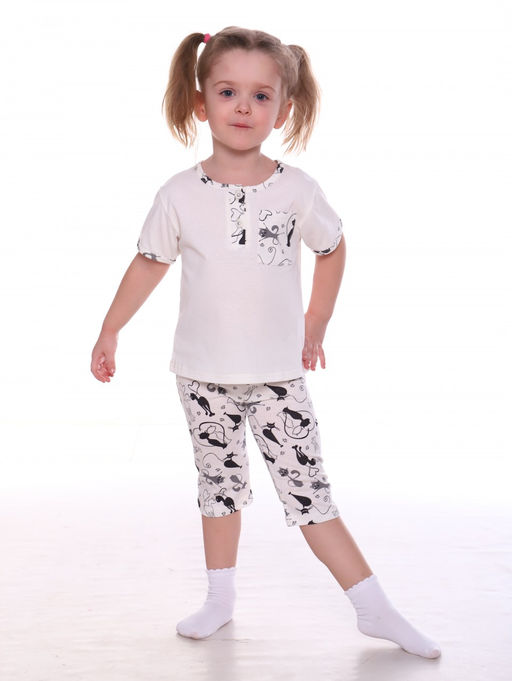 №170 Пижама детская (Кошки_молочный) - Итос-плюс фото 5